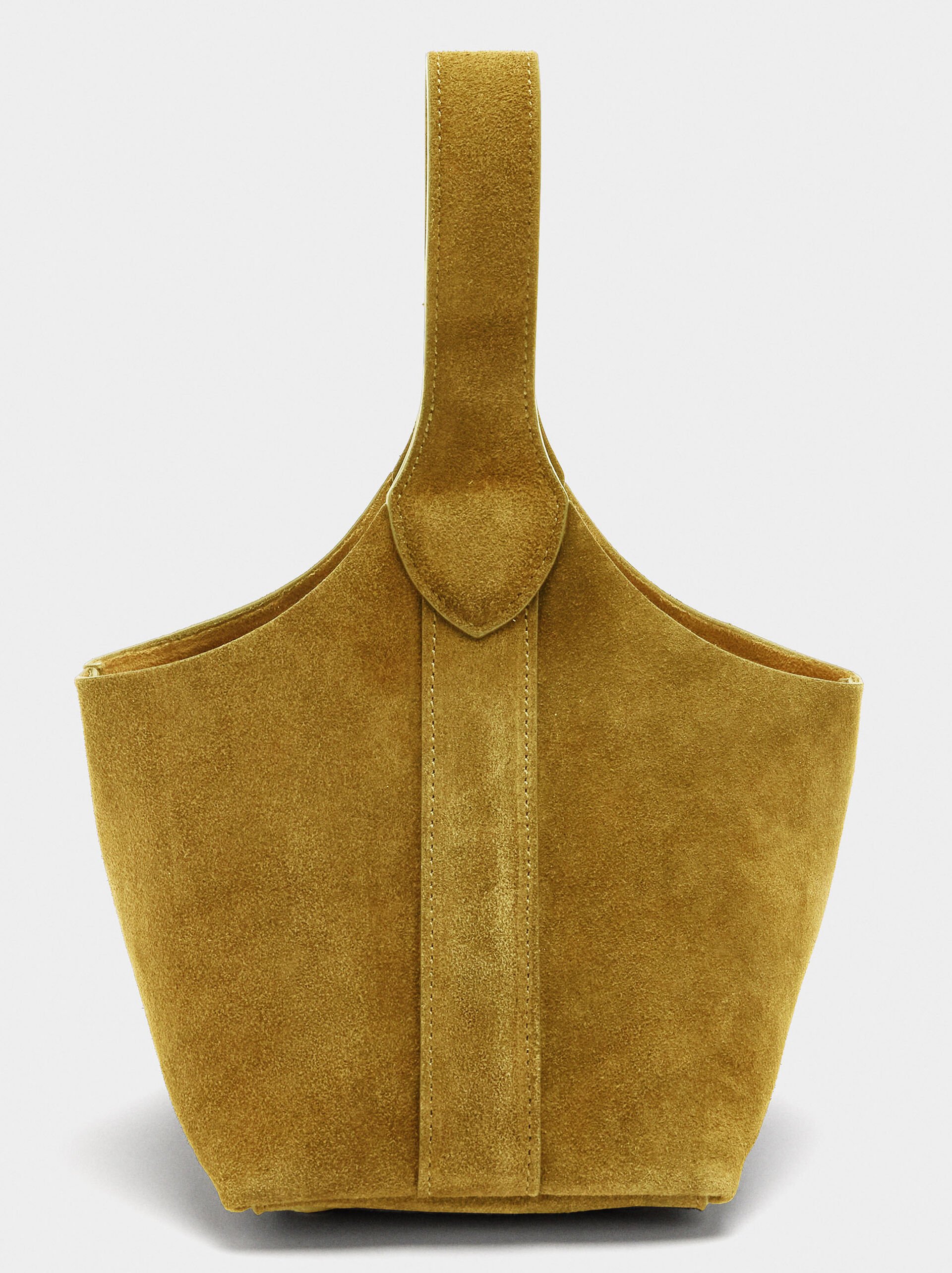 Suede bucket bag image number 1.0