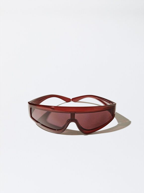 Online Exclusive - Sports Sunglasses, Bordeaux, hi-res