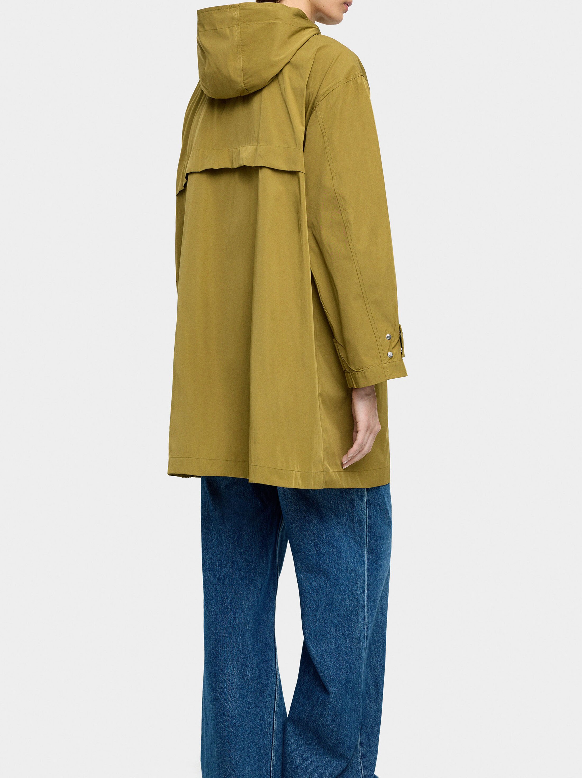 Light parka with hood image number 2.0