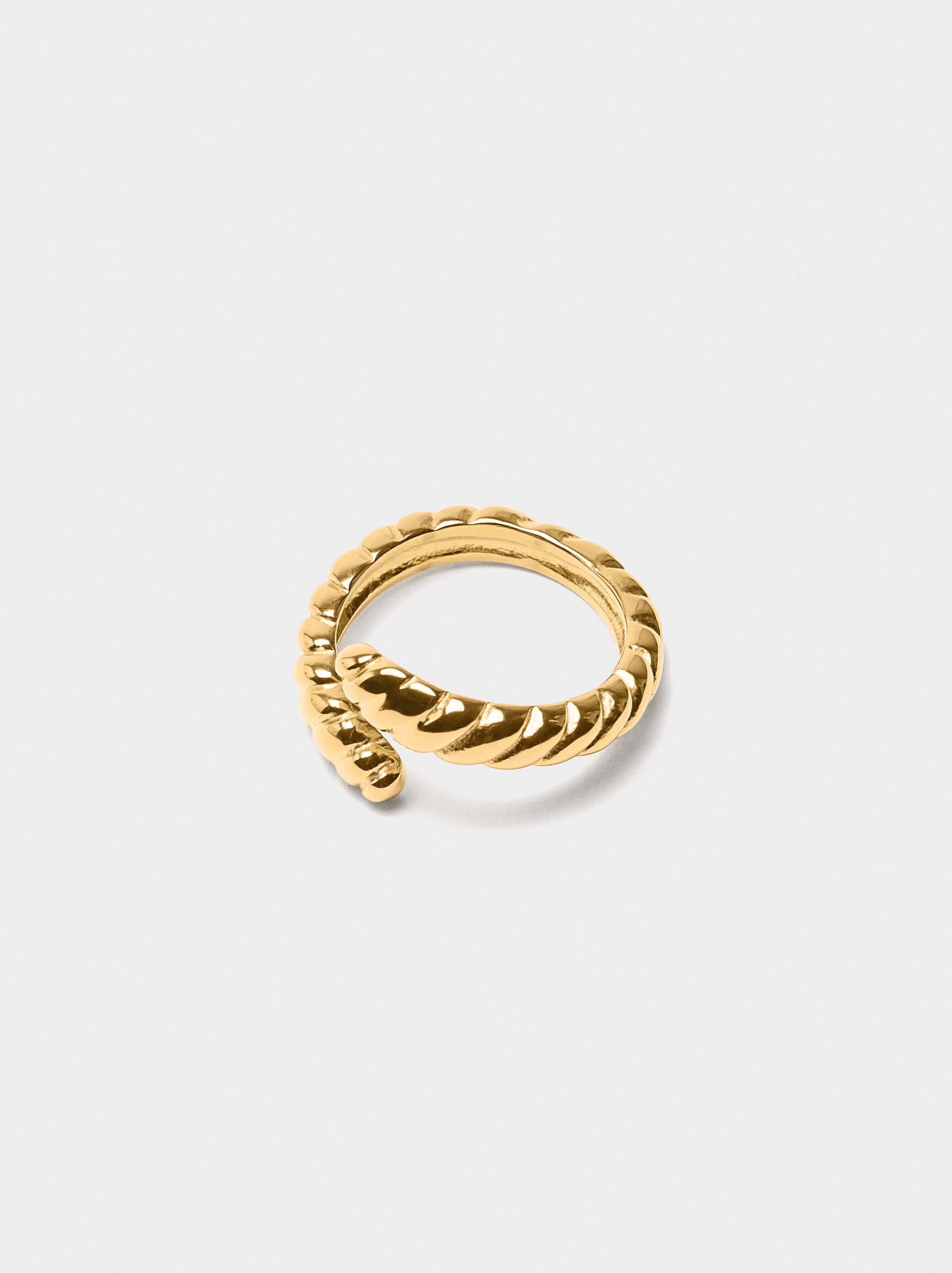 Anillo cruzado - acero inoxidable image number 1.0