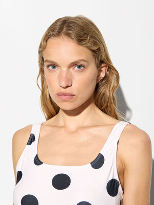 Online Exclusive - Polka Dot Swimsuit image number 4.0