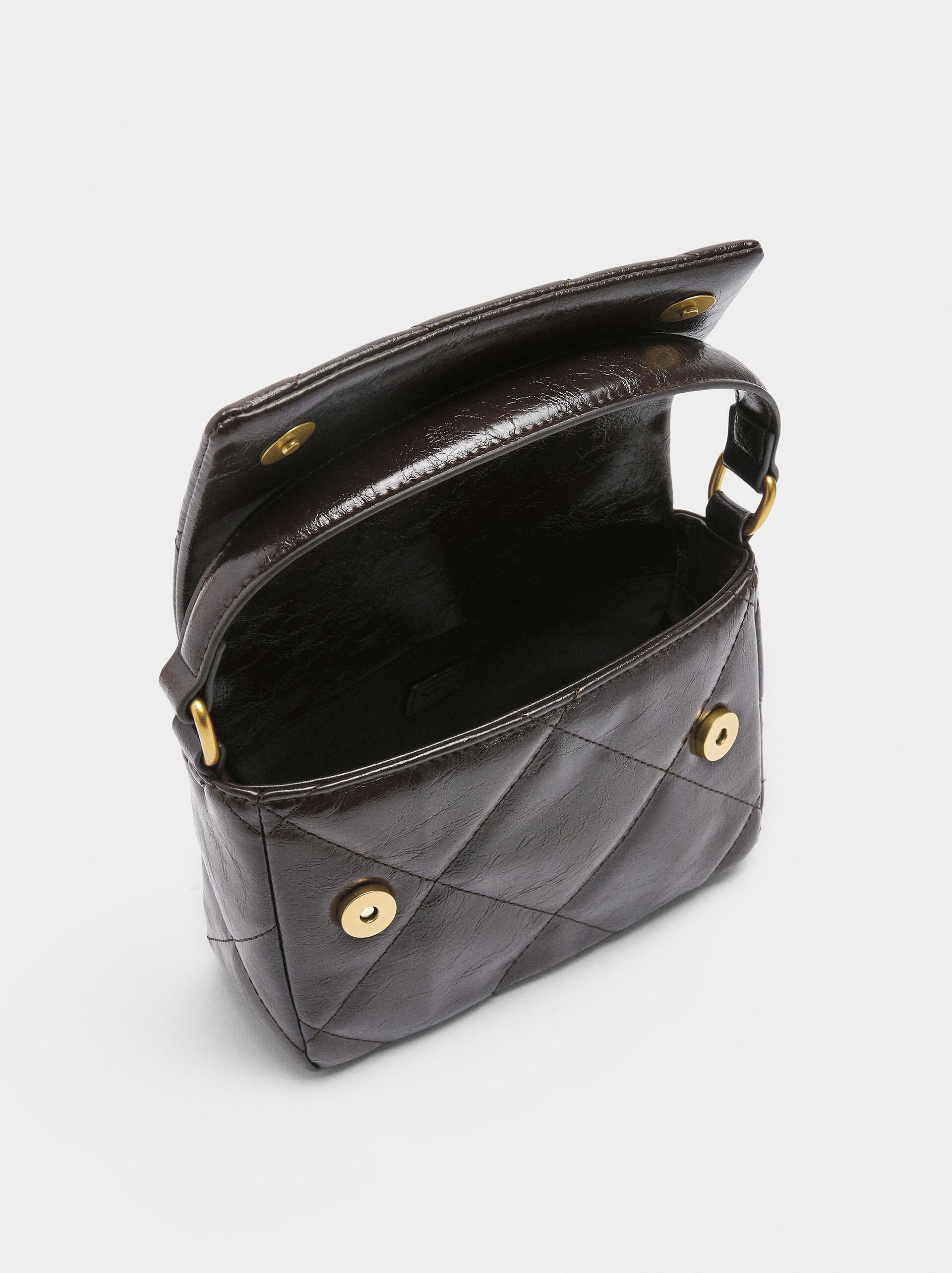 Bolso de mano acolchada image number 3.0