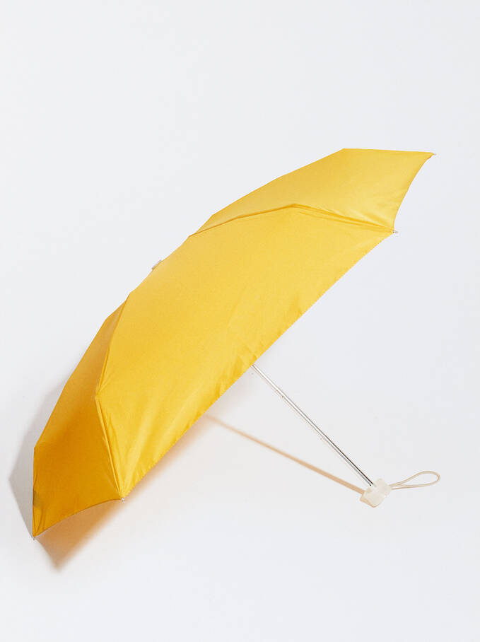 Petit Parapluie Pliant, Moutarde, hi-res