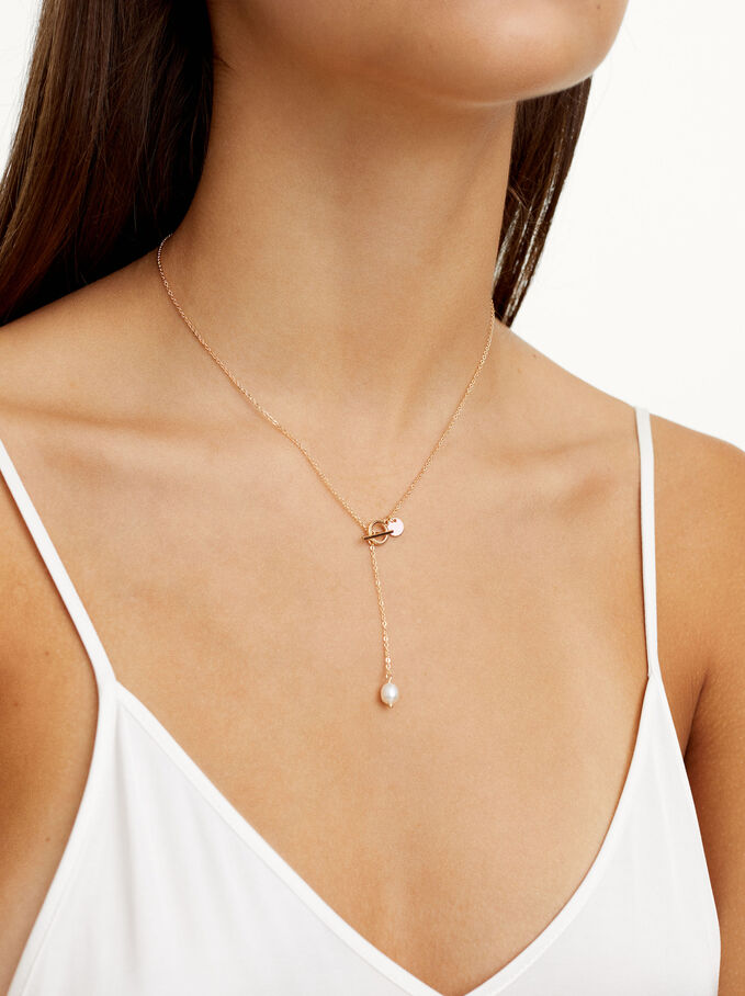 Necklace With Freshwater Pearl, , hi-res