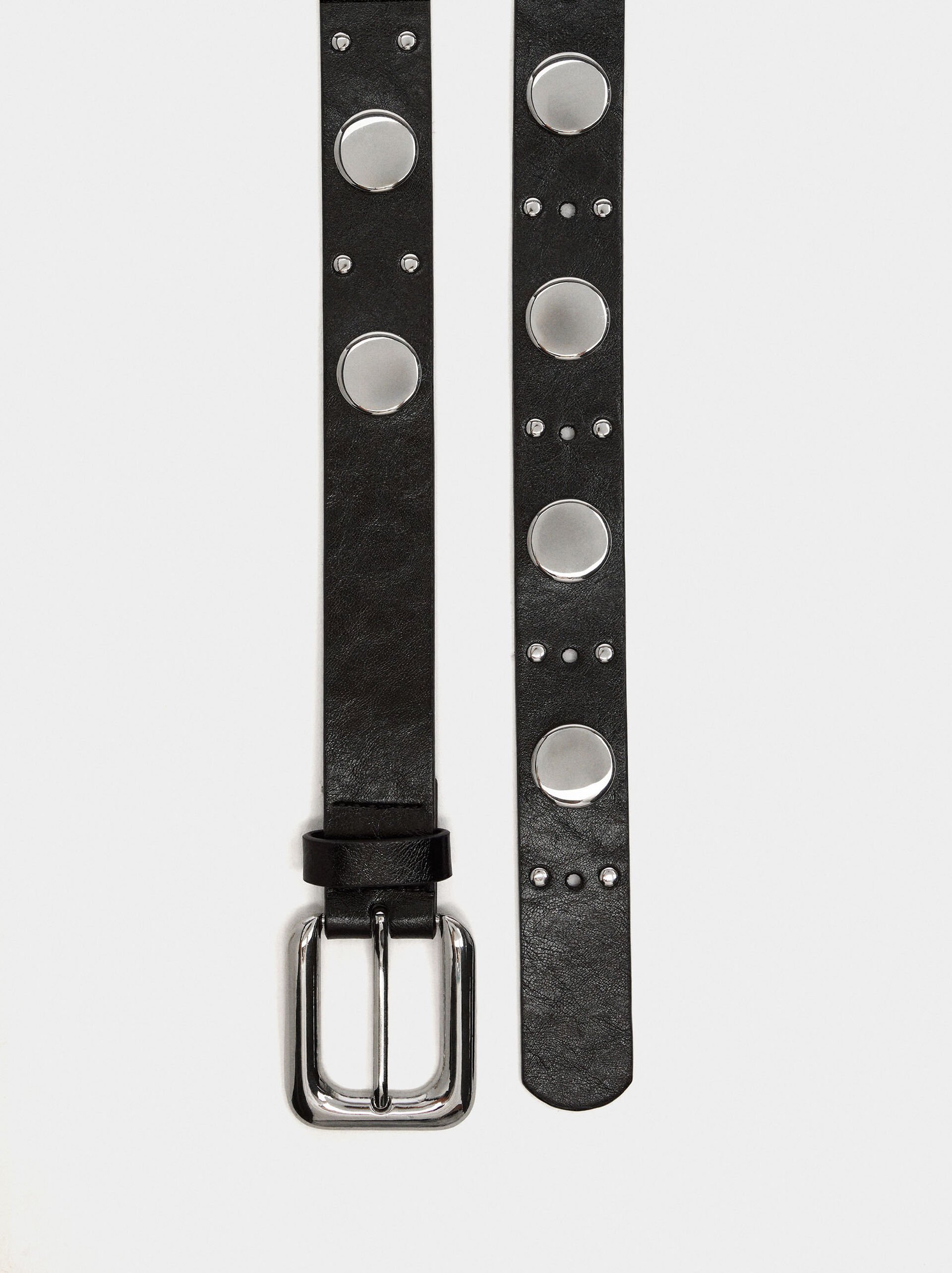 Belt with studs image number 2.0