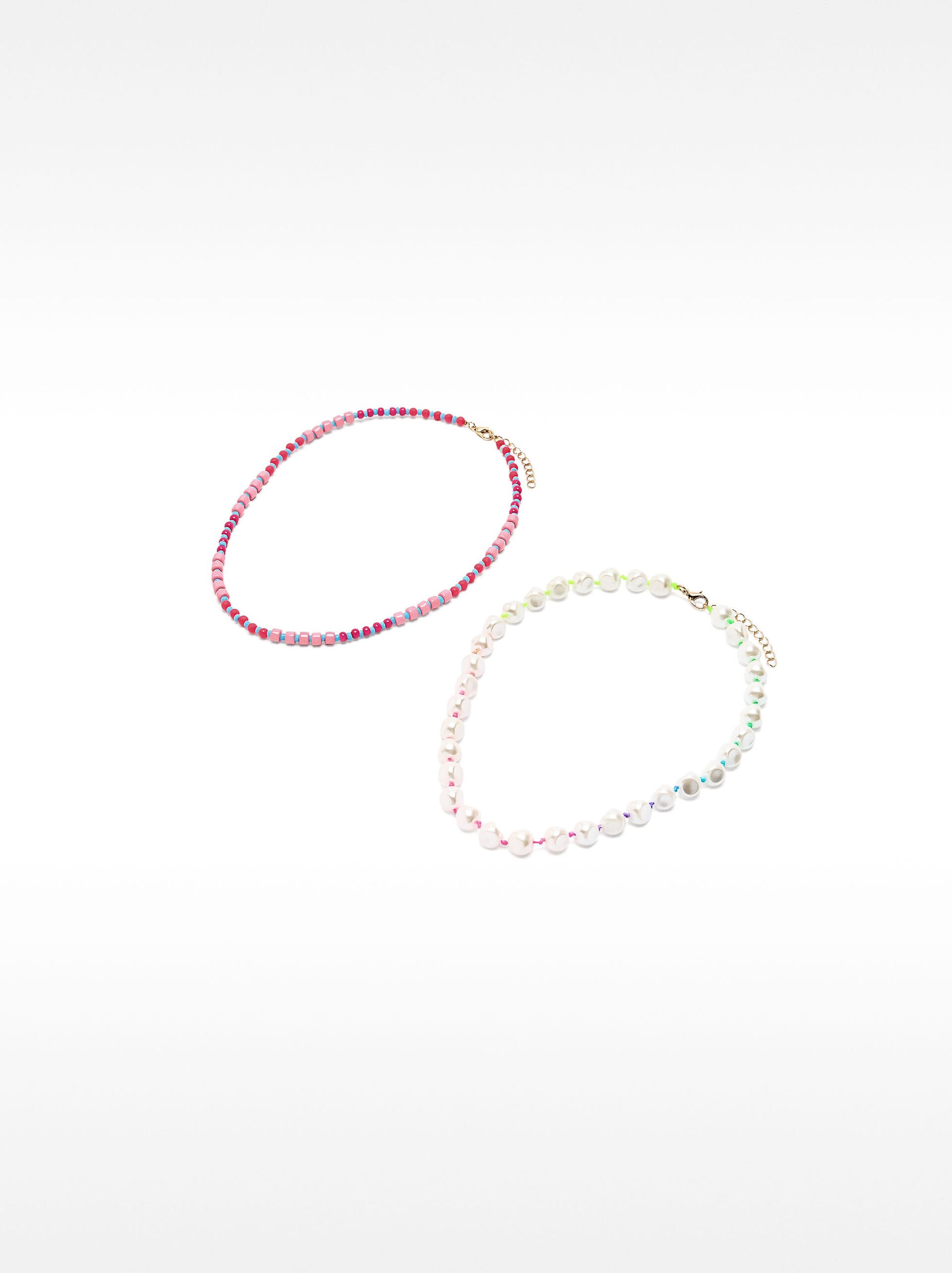 Set de collares multicolor image number 2.0