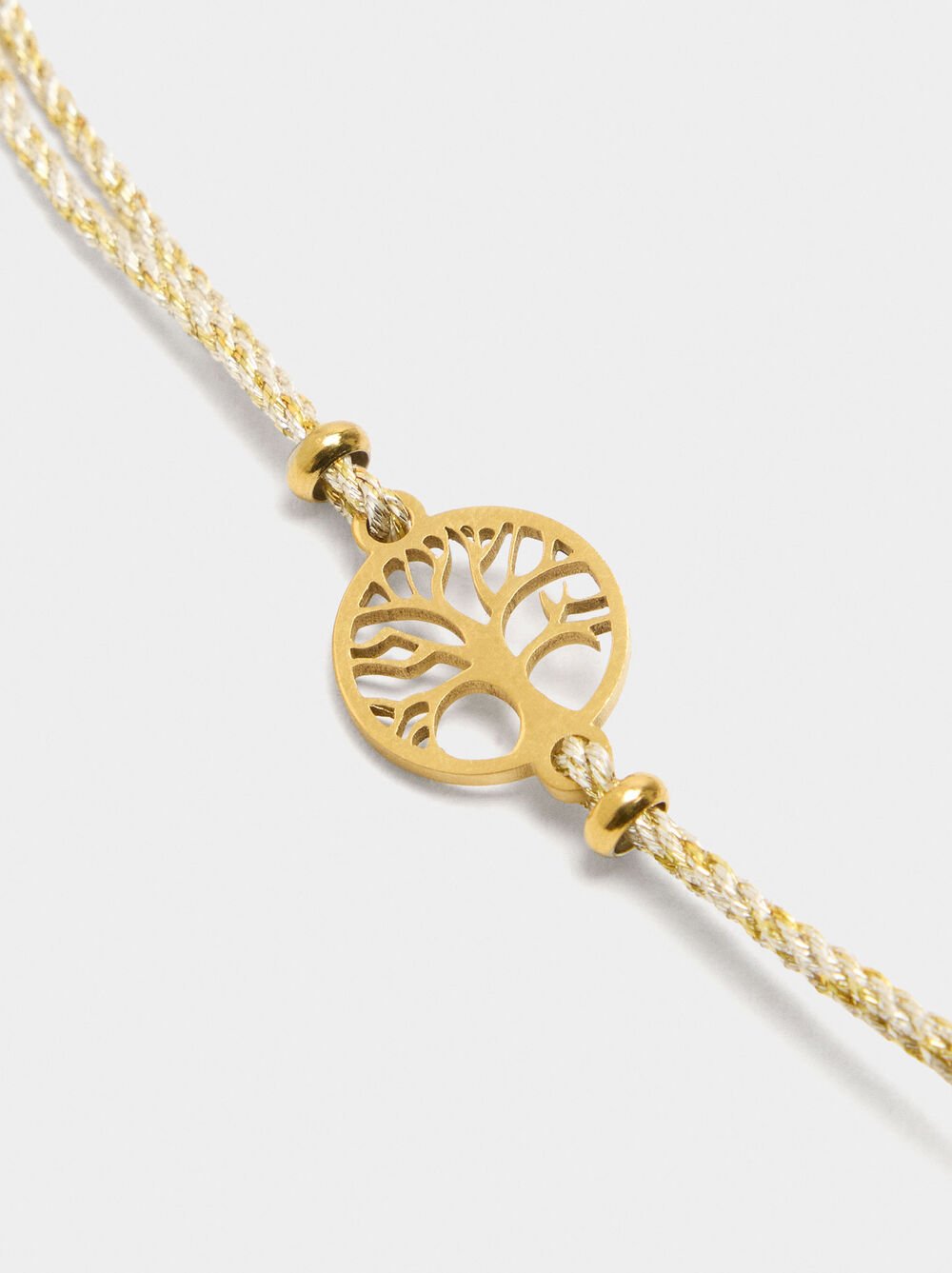 Adjustable bracelet with tree of life