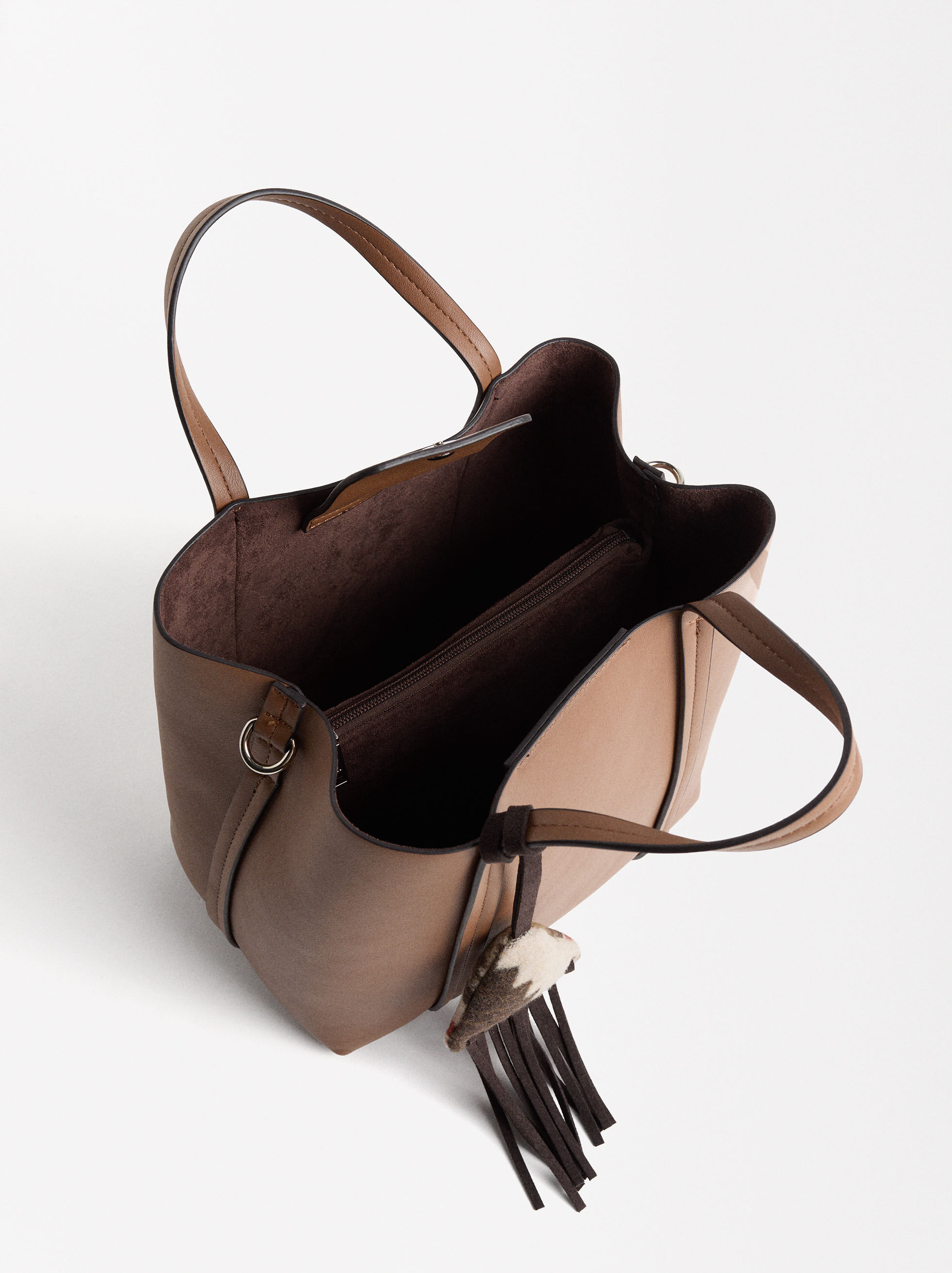 Tote Bag Mit Wollanhanger