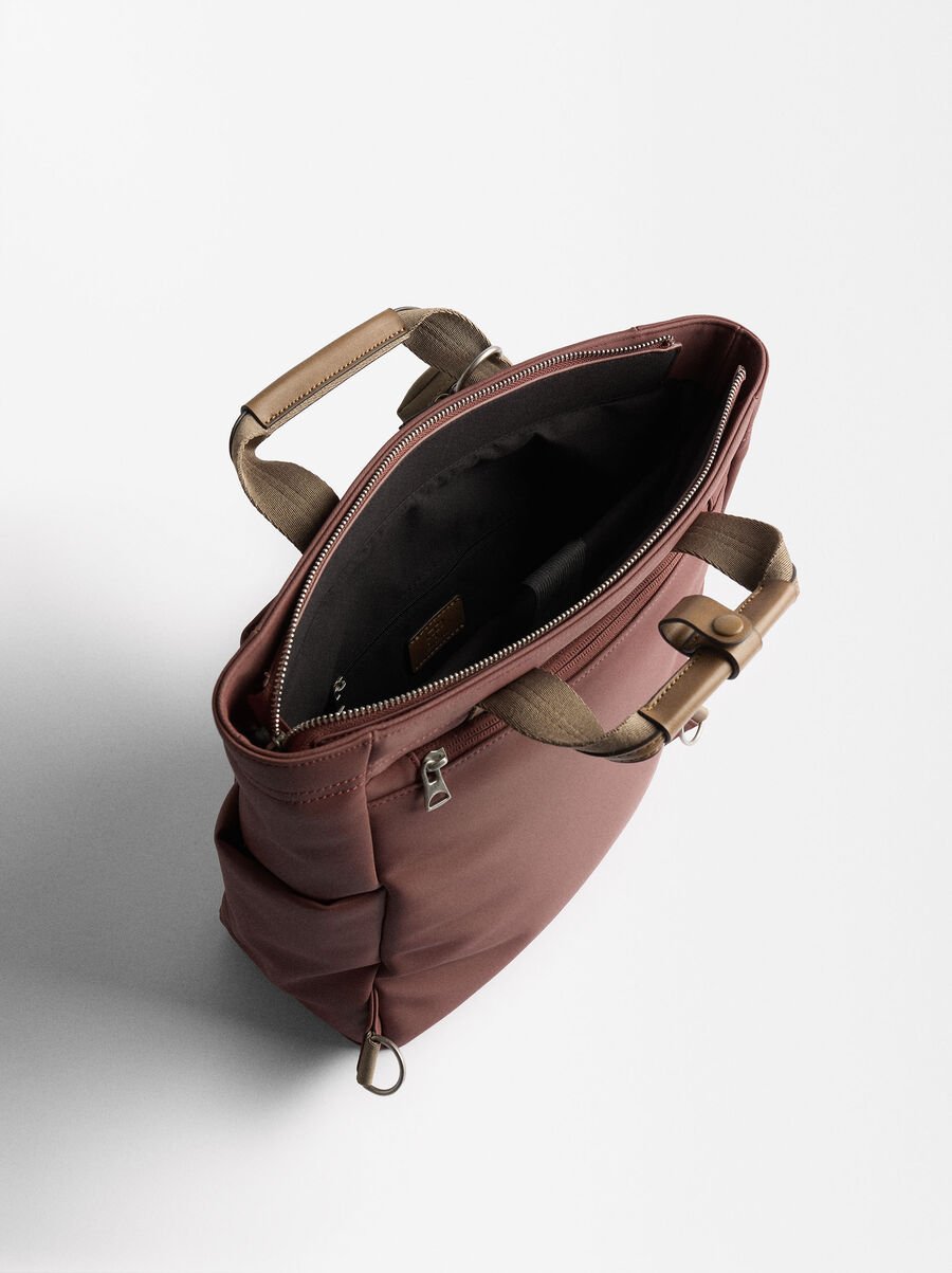 Sac à dos effet nylon pour ordinateur portable de 13"