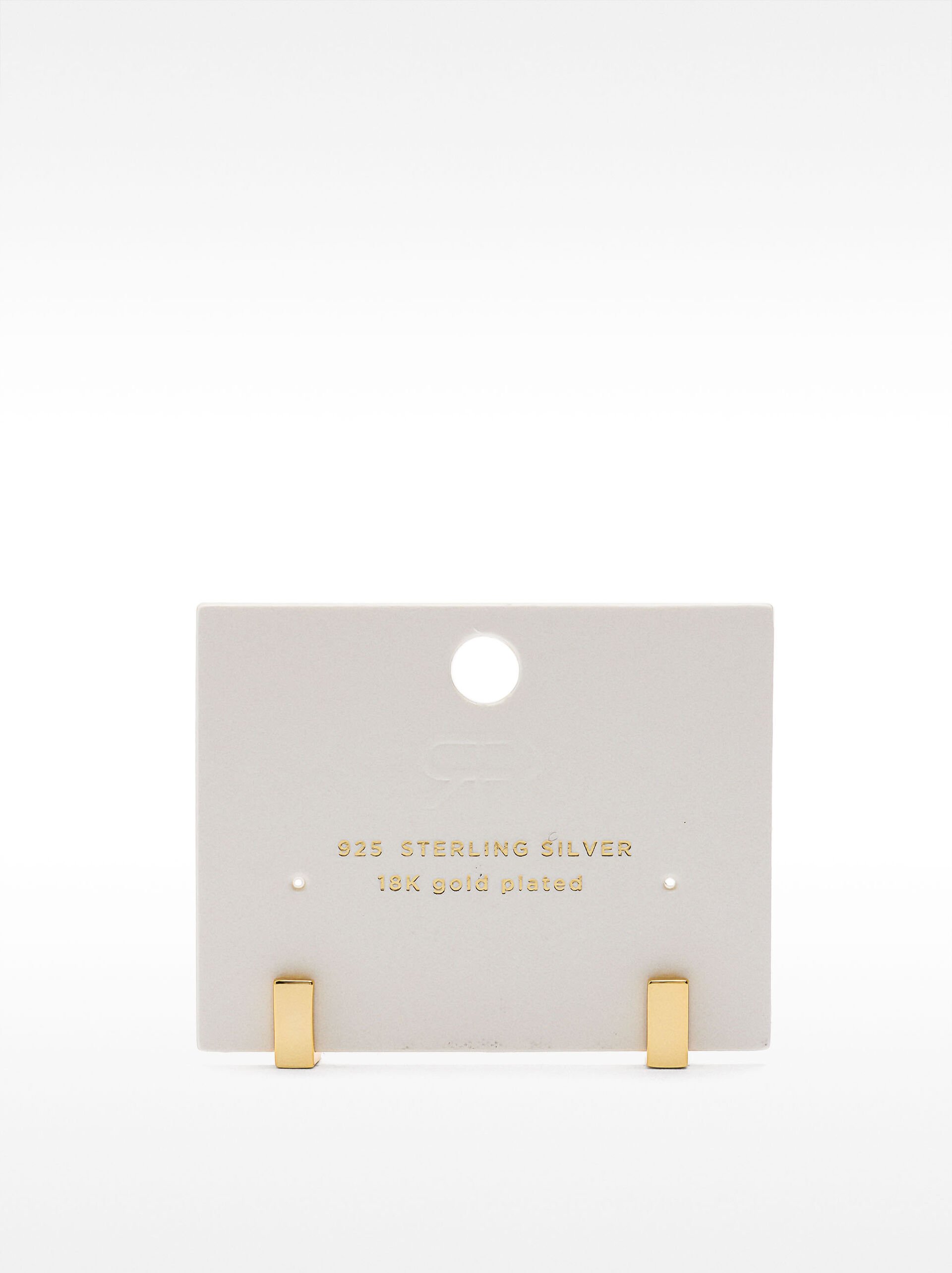 Square hoop earrings - 925 sterling silver image number 4.0