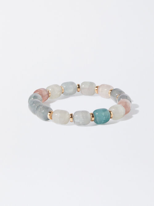 Elastic Bracelet With Stones