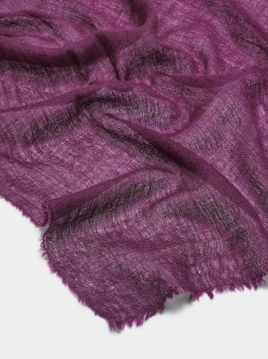 Pashmina with wool