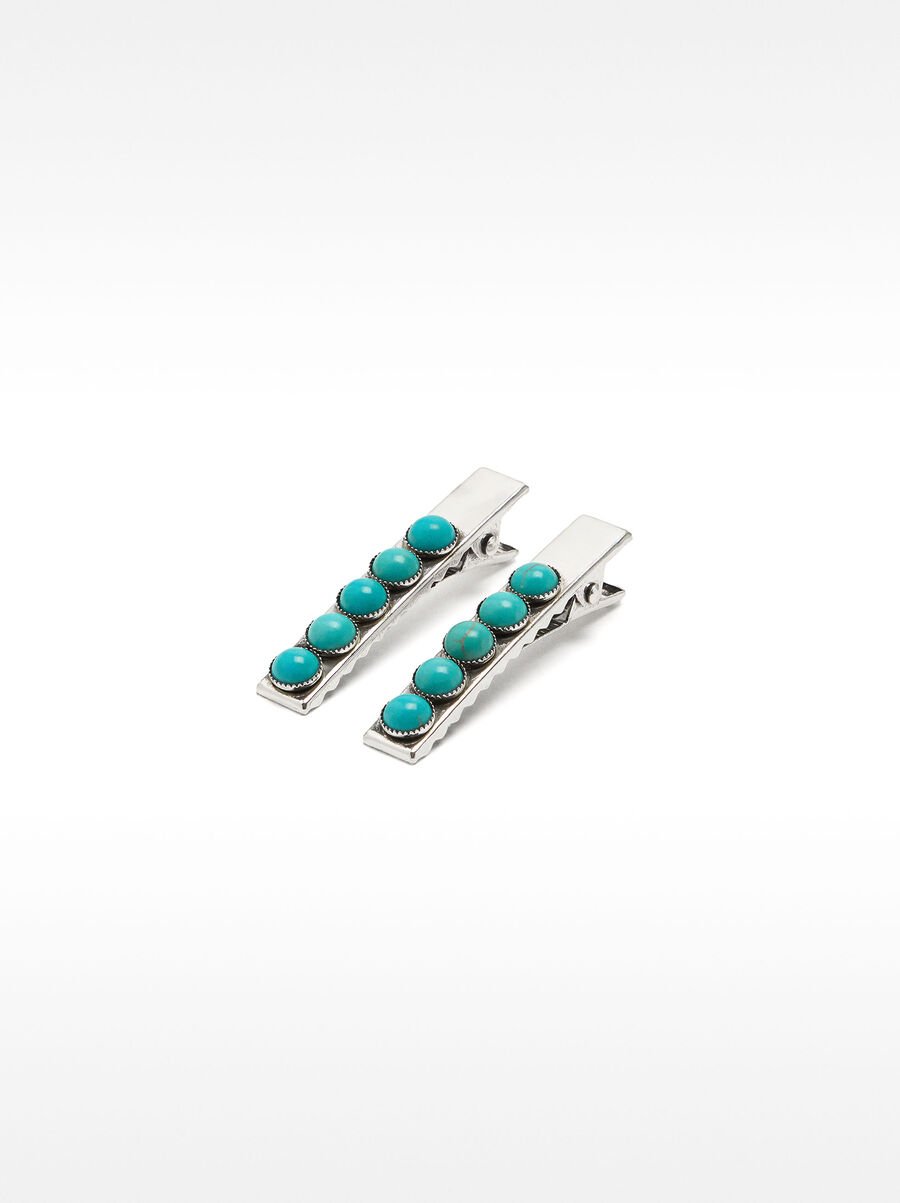 Hair clips with stones