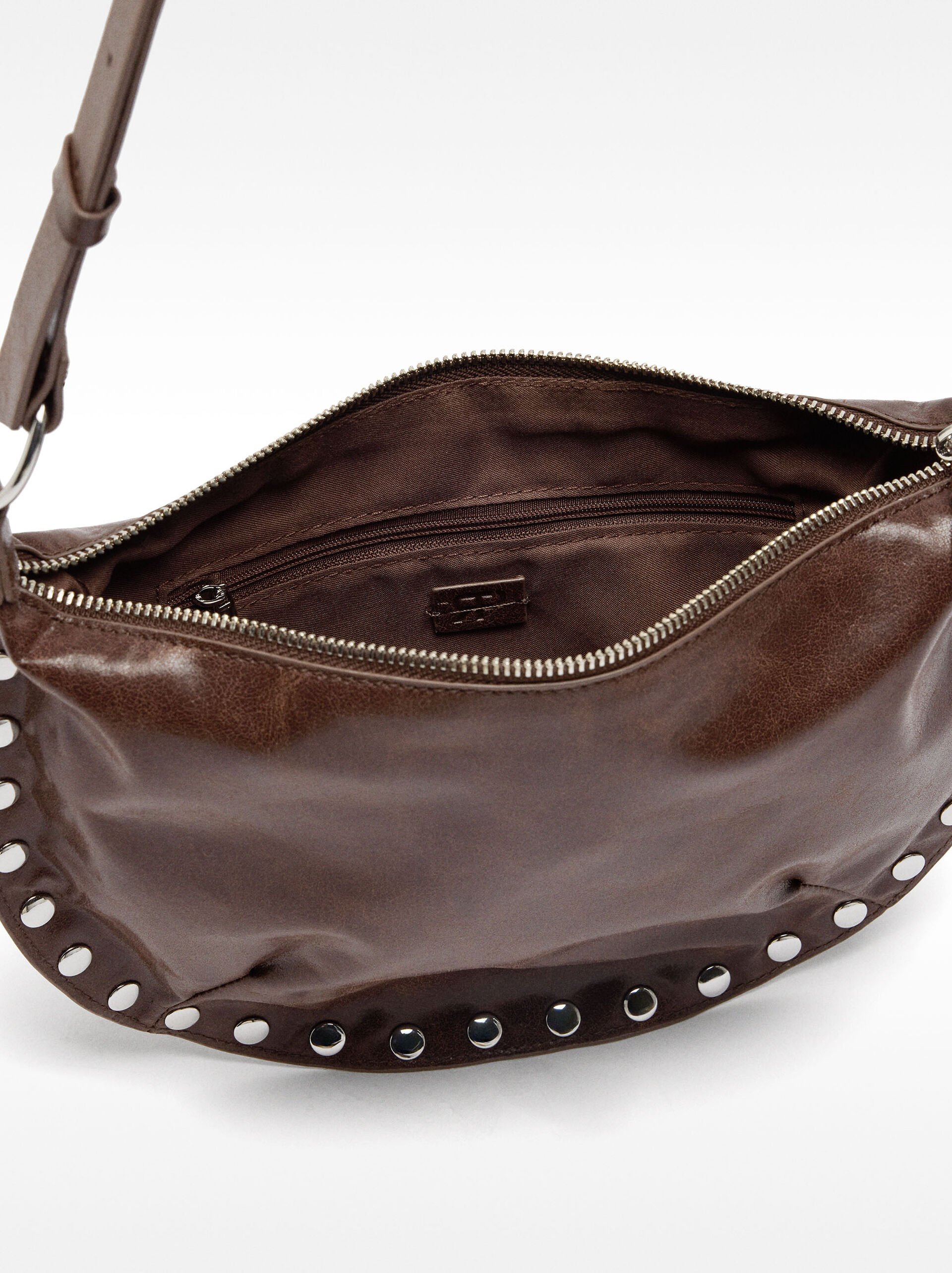 Shoulder bag with studs image number 4.0
