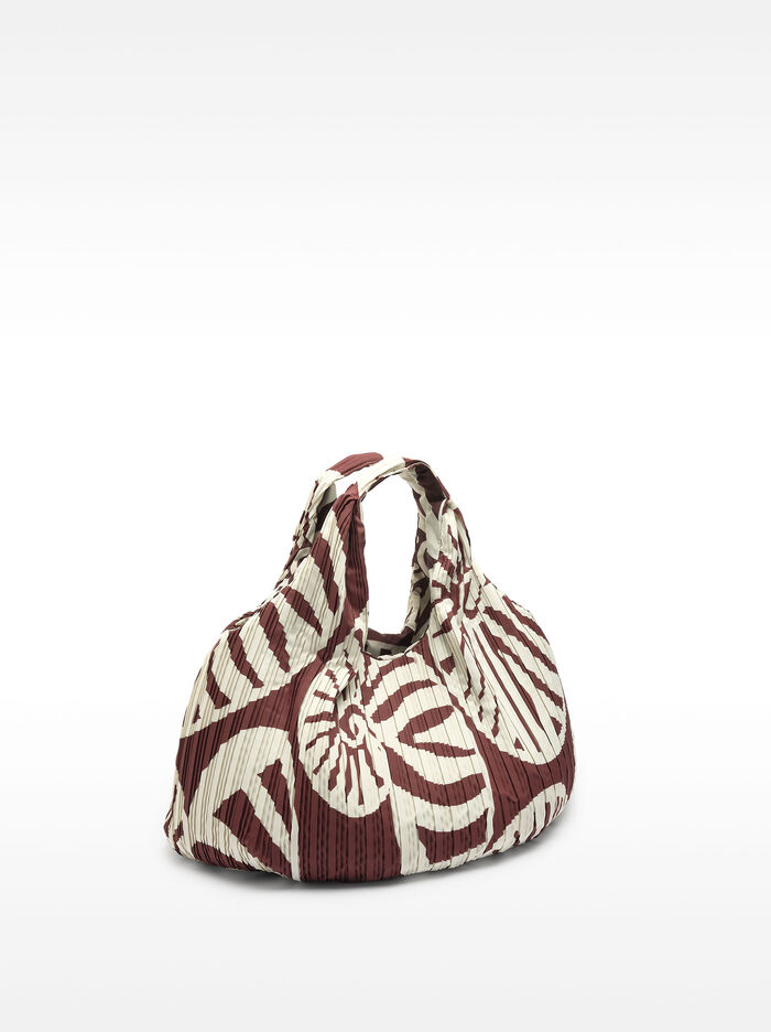 Bolso de hombro nylon estampado
