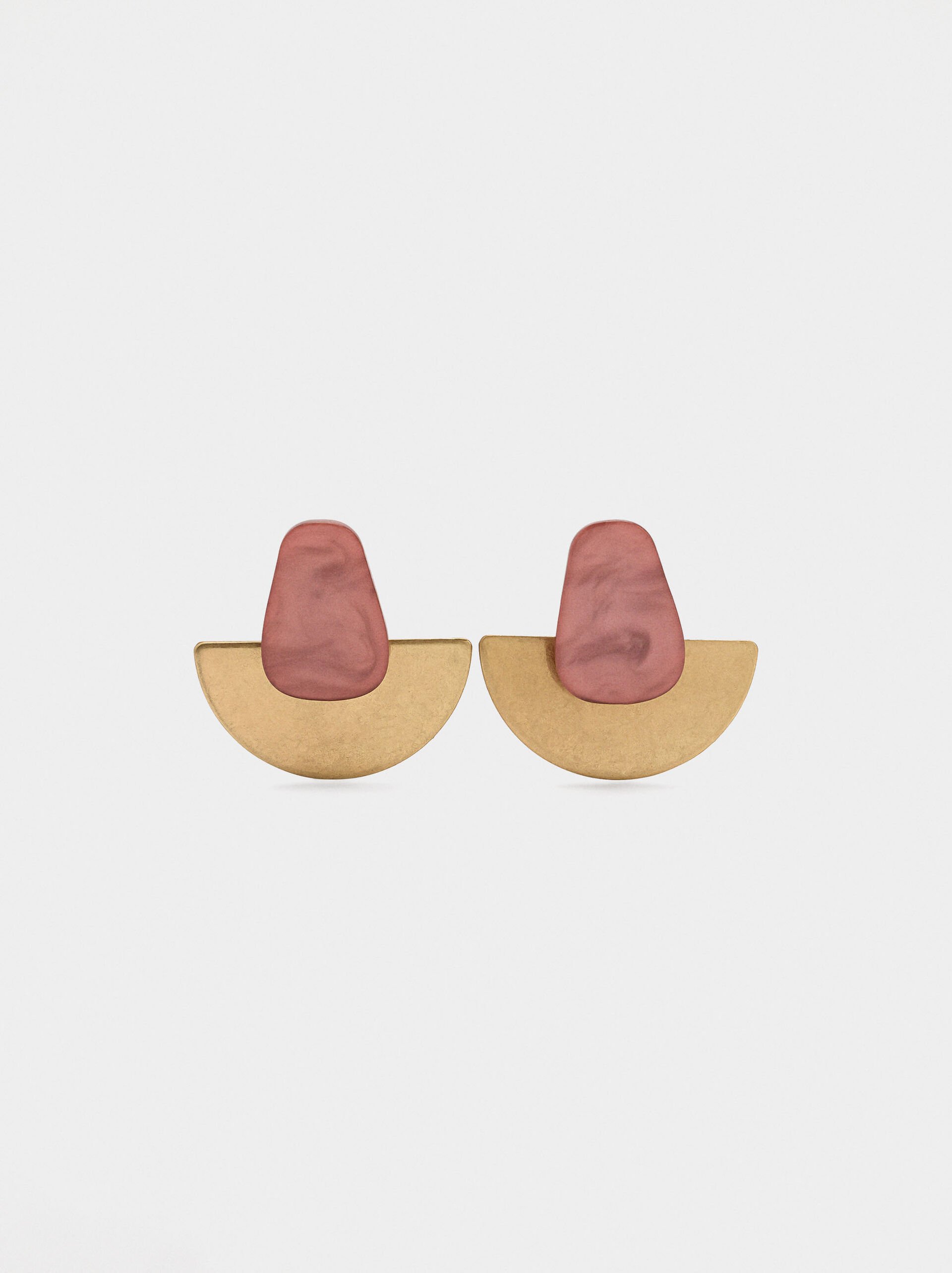Pendientes de abanico perolado image number 0.0