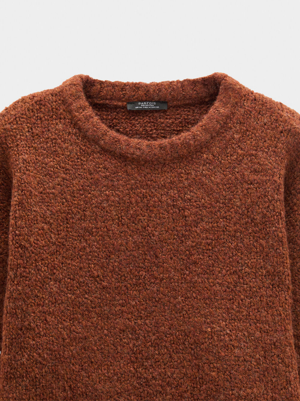 Plain knit sweater