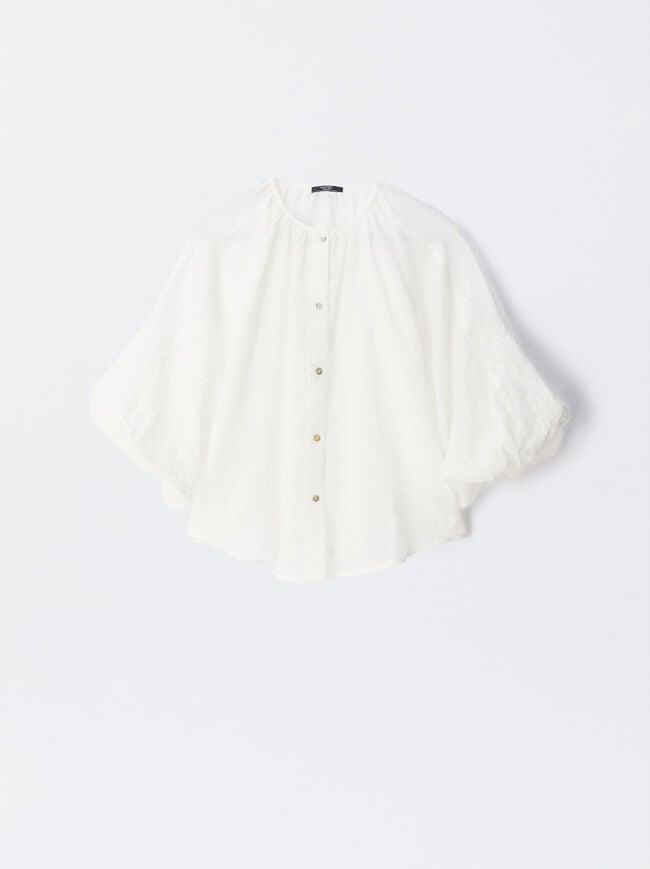 Puff Sleeve Shirt image number 1.0