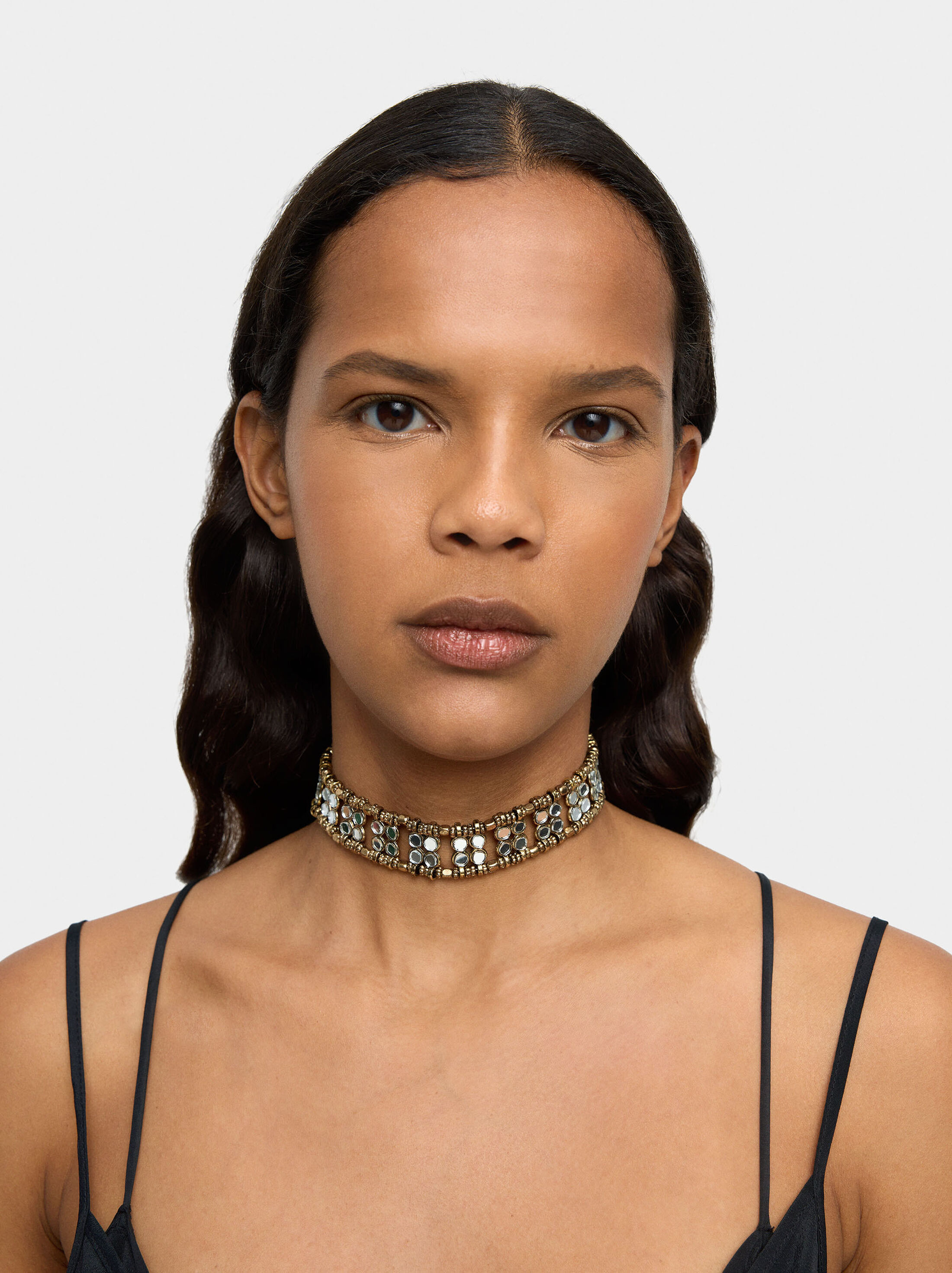 Choker amb rodons de mirall image number 1.0