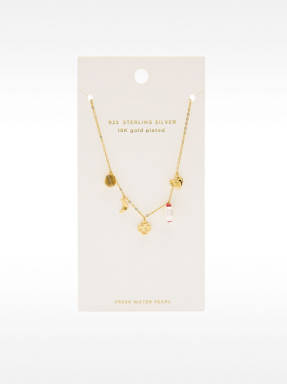 Necklace with freshwater pearls - 925 sterling silver