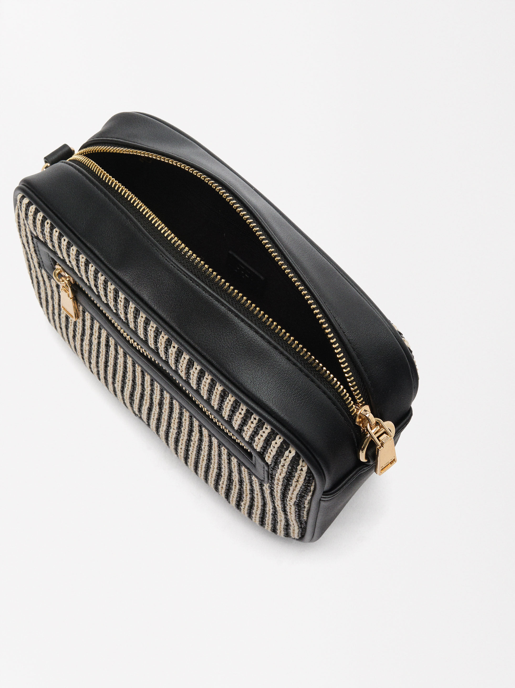 Striped Crossbody Bag