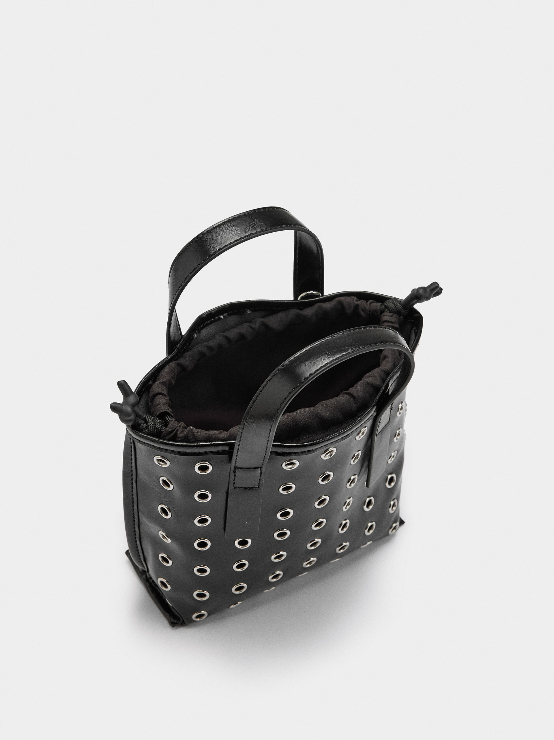 Tote bag with studs and inner pouch image number 5.0