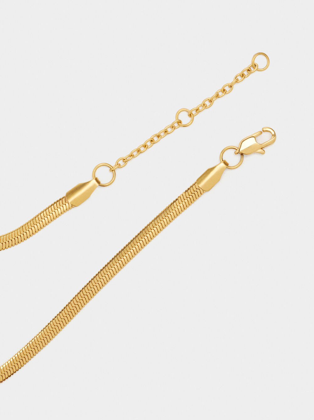 Bracelet chaîne de serpent - acier inoxydable