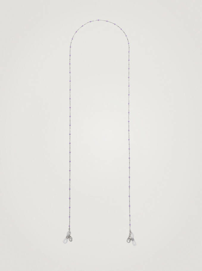 Chain For Glasses With Enamel, Violet, hi-res
