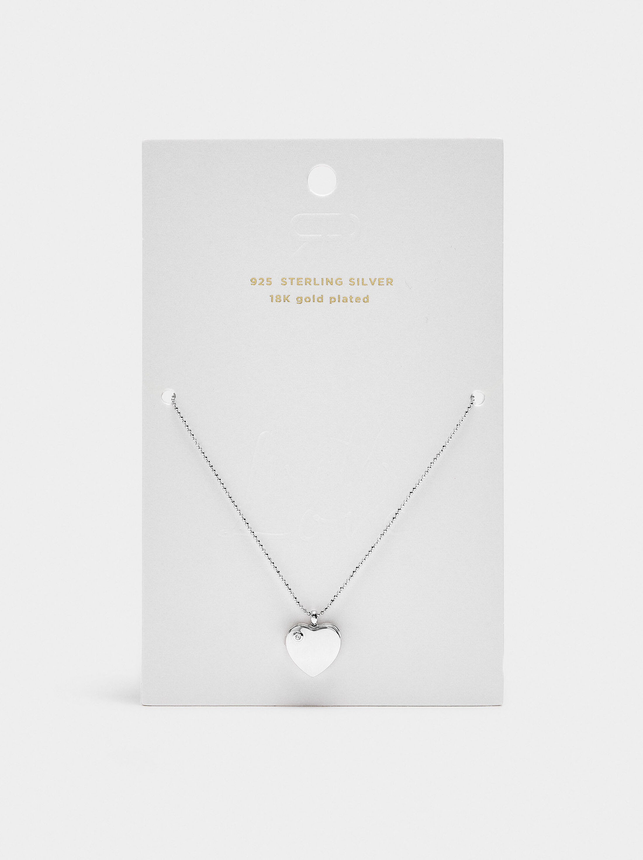 Collar de cor amb cor – plata 925 image number 4.0