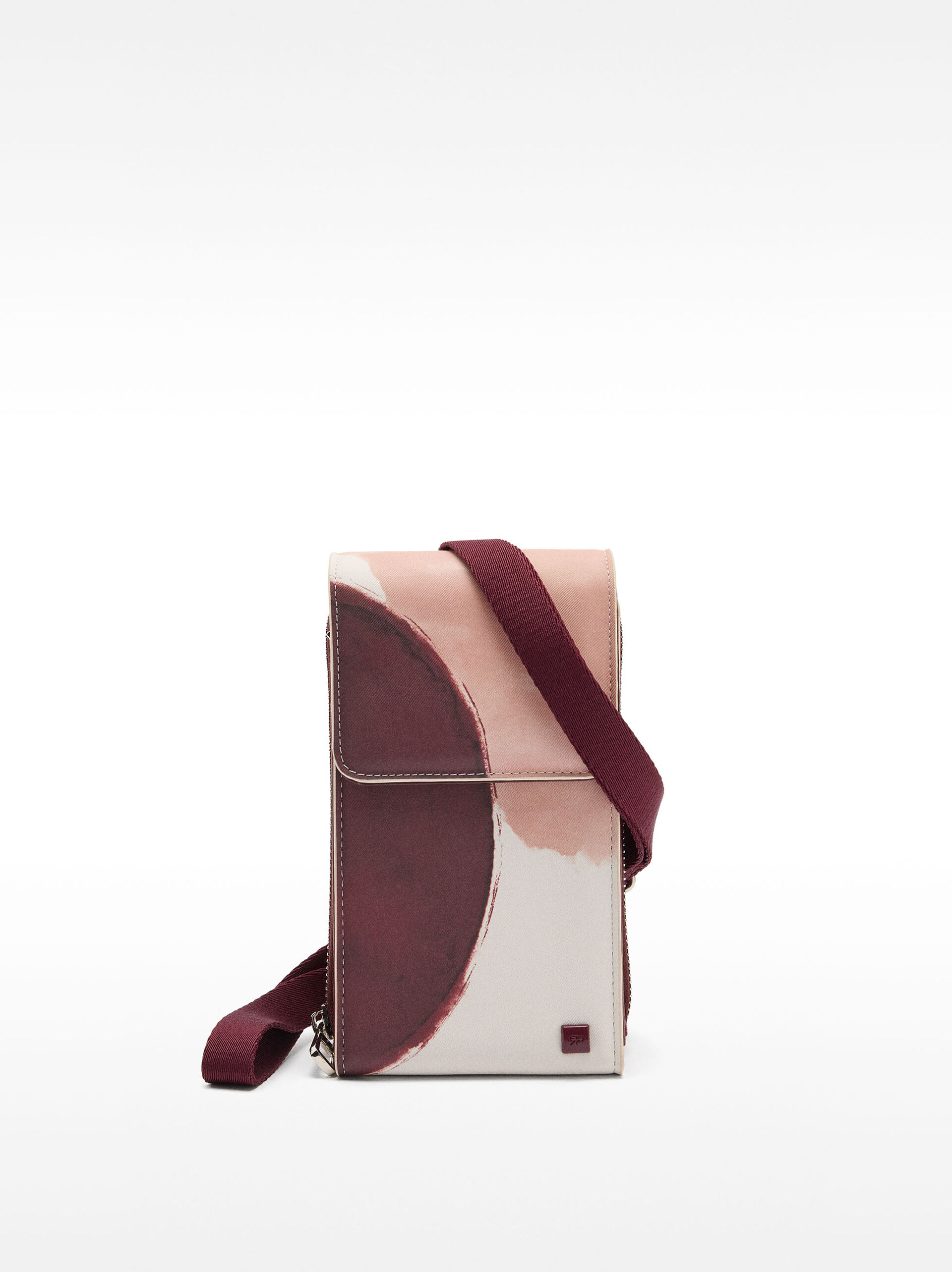 Watercolour effect mobile phone bag image number 0.0