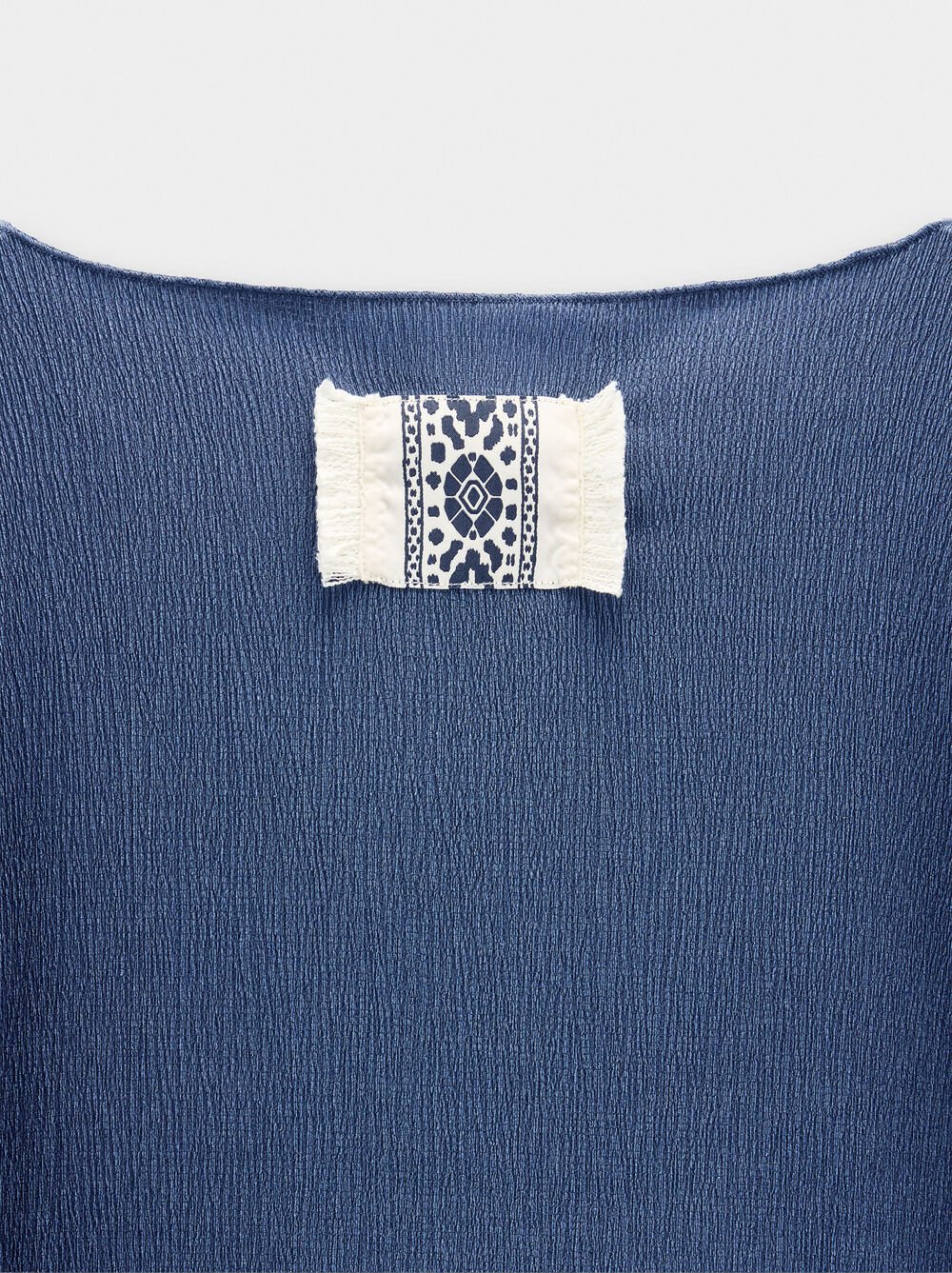 Wrinkled effect blouse