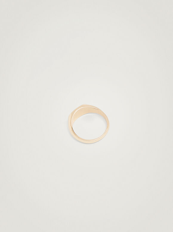Golden Signet Ring, Golden, hi-res