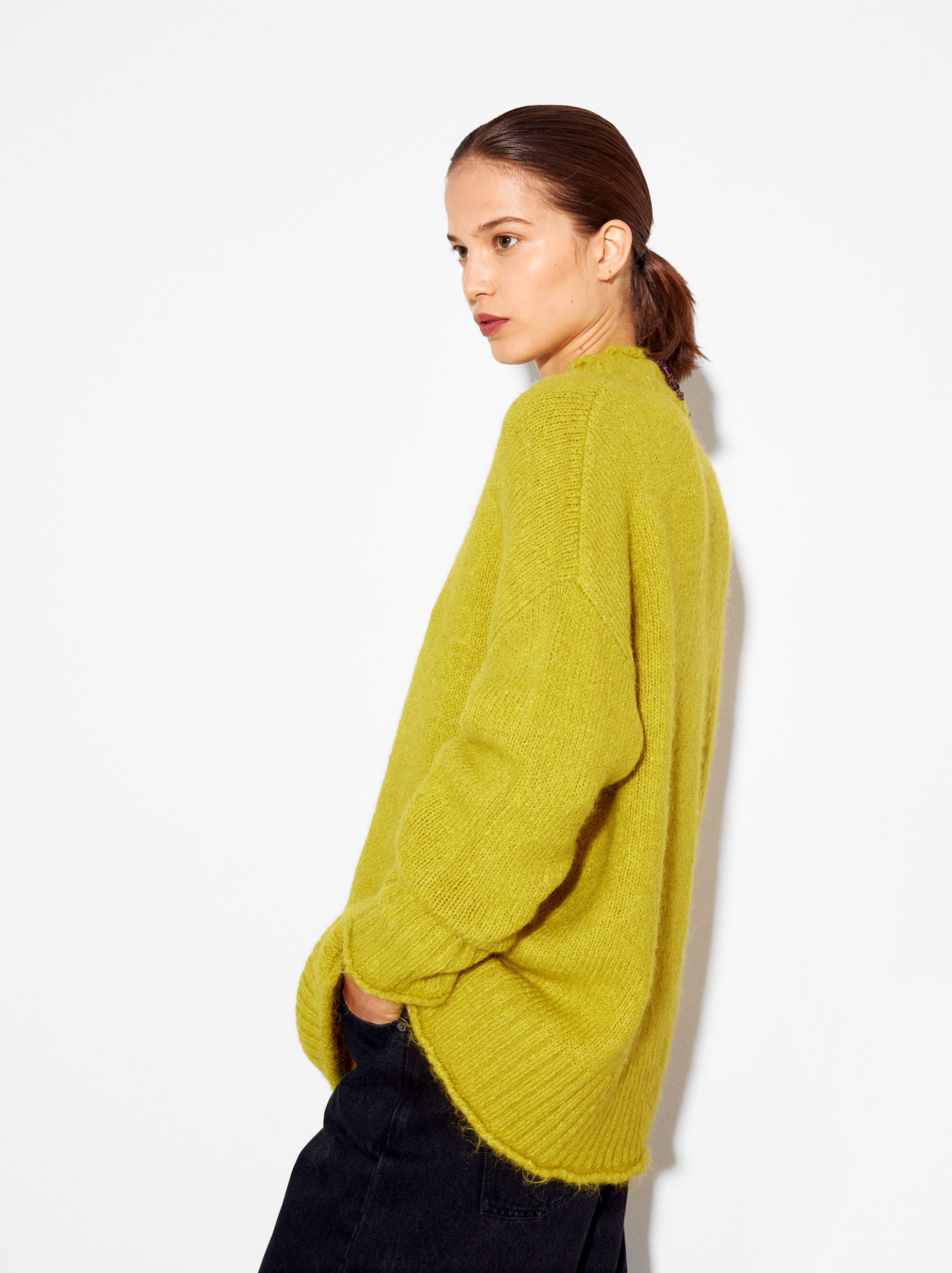 Sweaters yellow hot sale