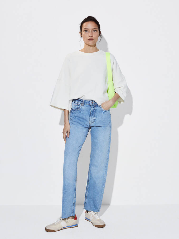 Jeans Personalizzabili In Denim, Blu, hi-res