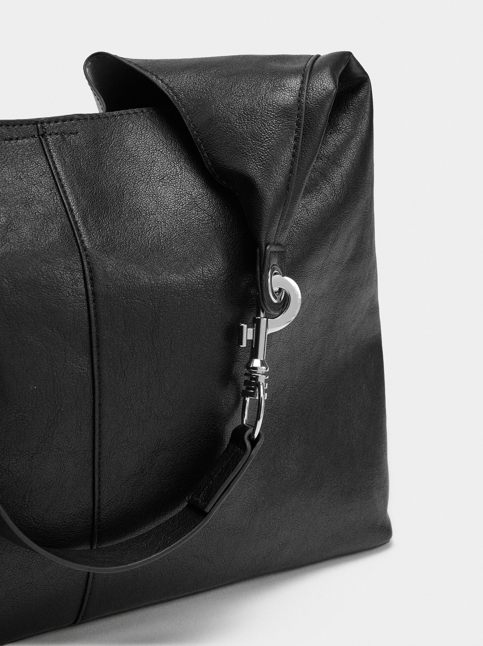 Schultertasche mit Karabiner image number 1.0