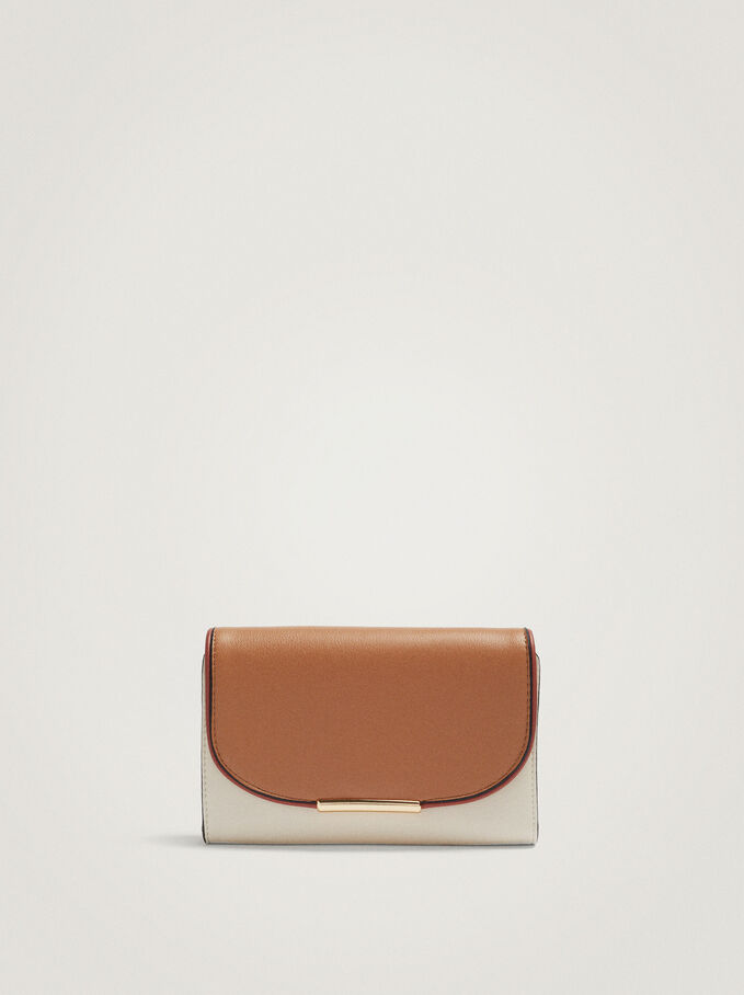Wallet With Cell Phone Pocket, Camel, hi-res
