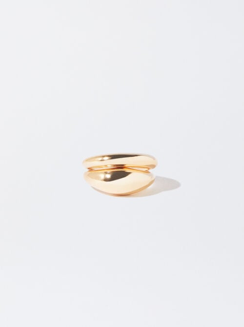 Set Of Gold-Toned Rings