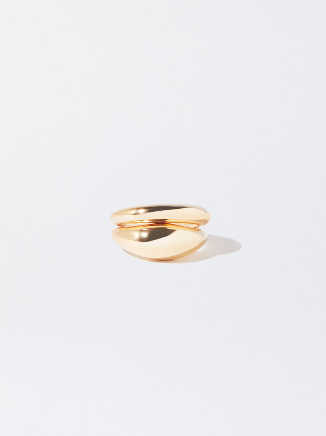 Set Of Gold-Toned Rings image number 0.0