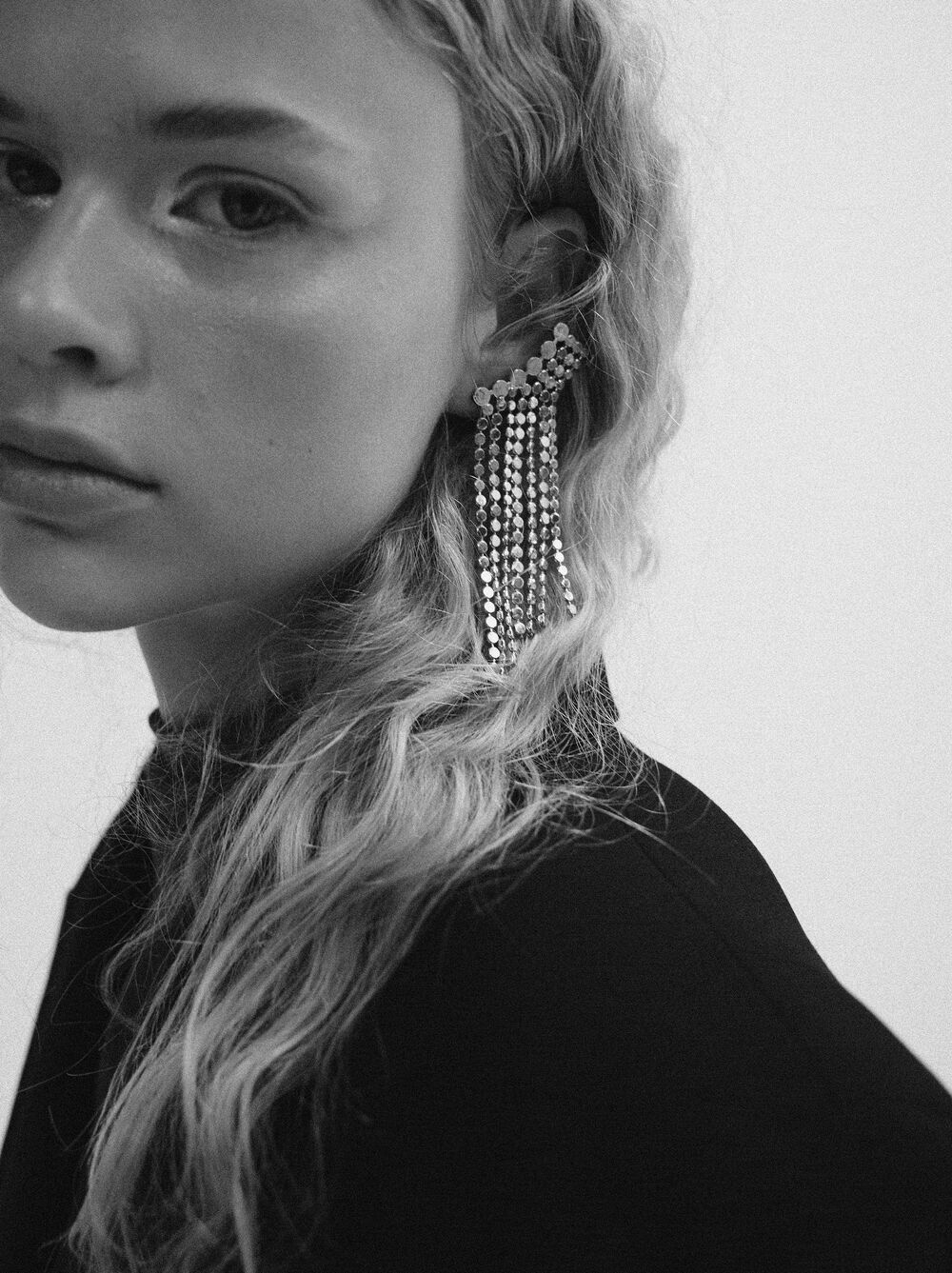 Earrings ear jacket cascade