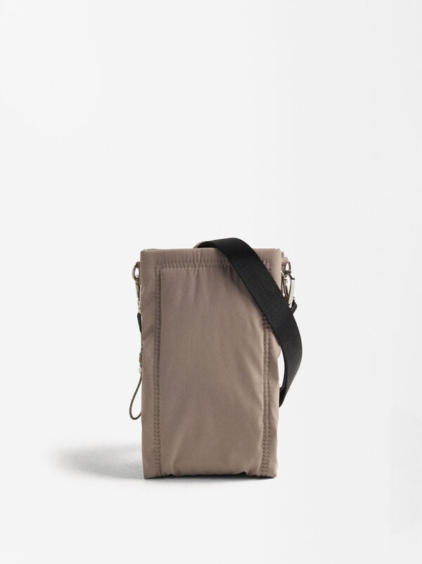 Borsa a tracolla in nylon