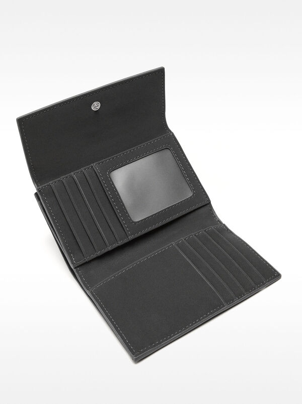 Soft texture flap wallet