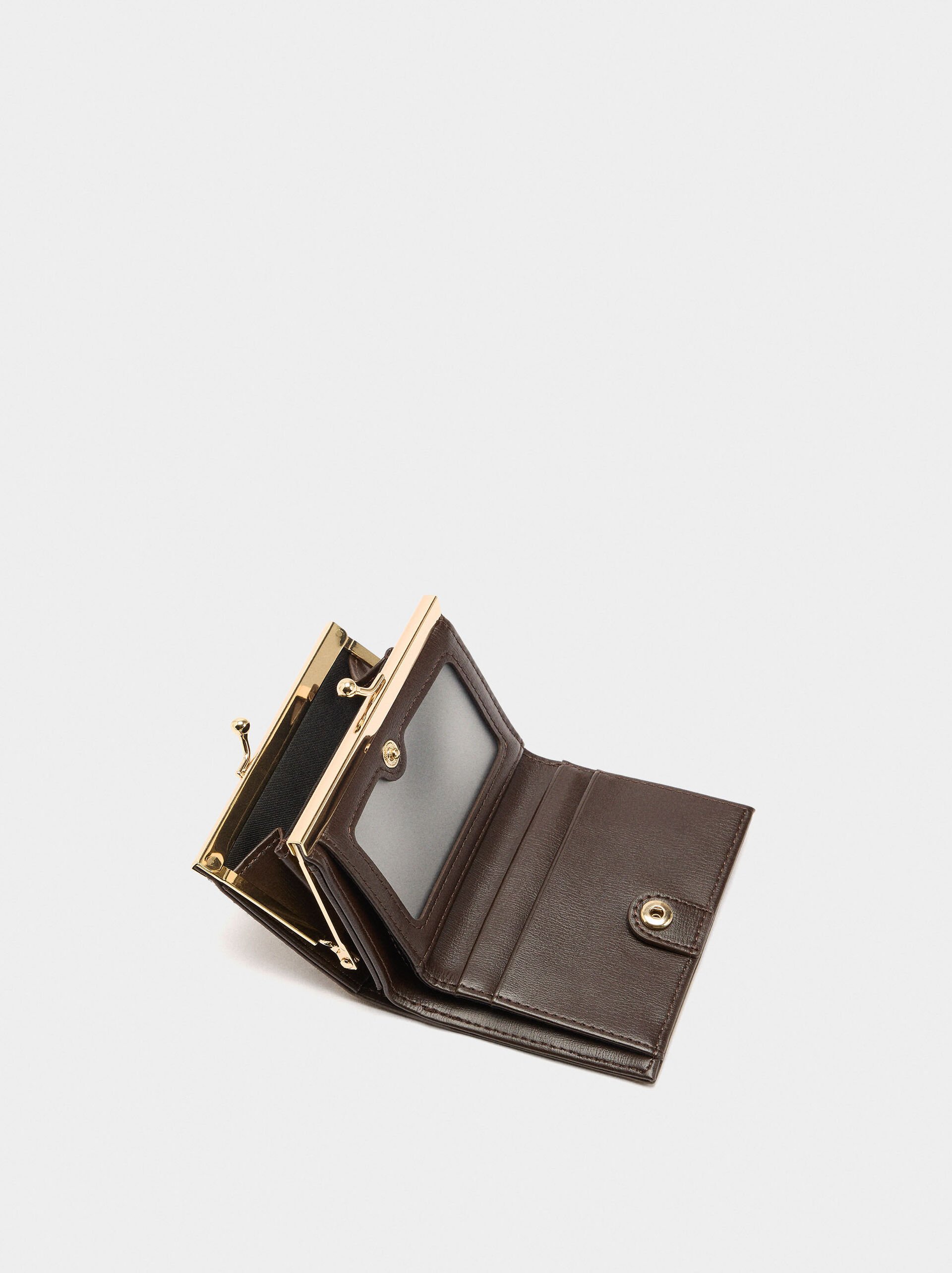 Animal printed leather wallet image number 3.0