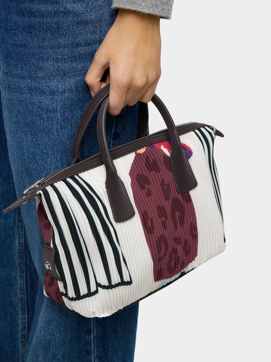 Bolso tote estampado de nylon