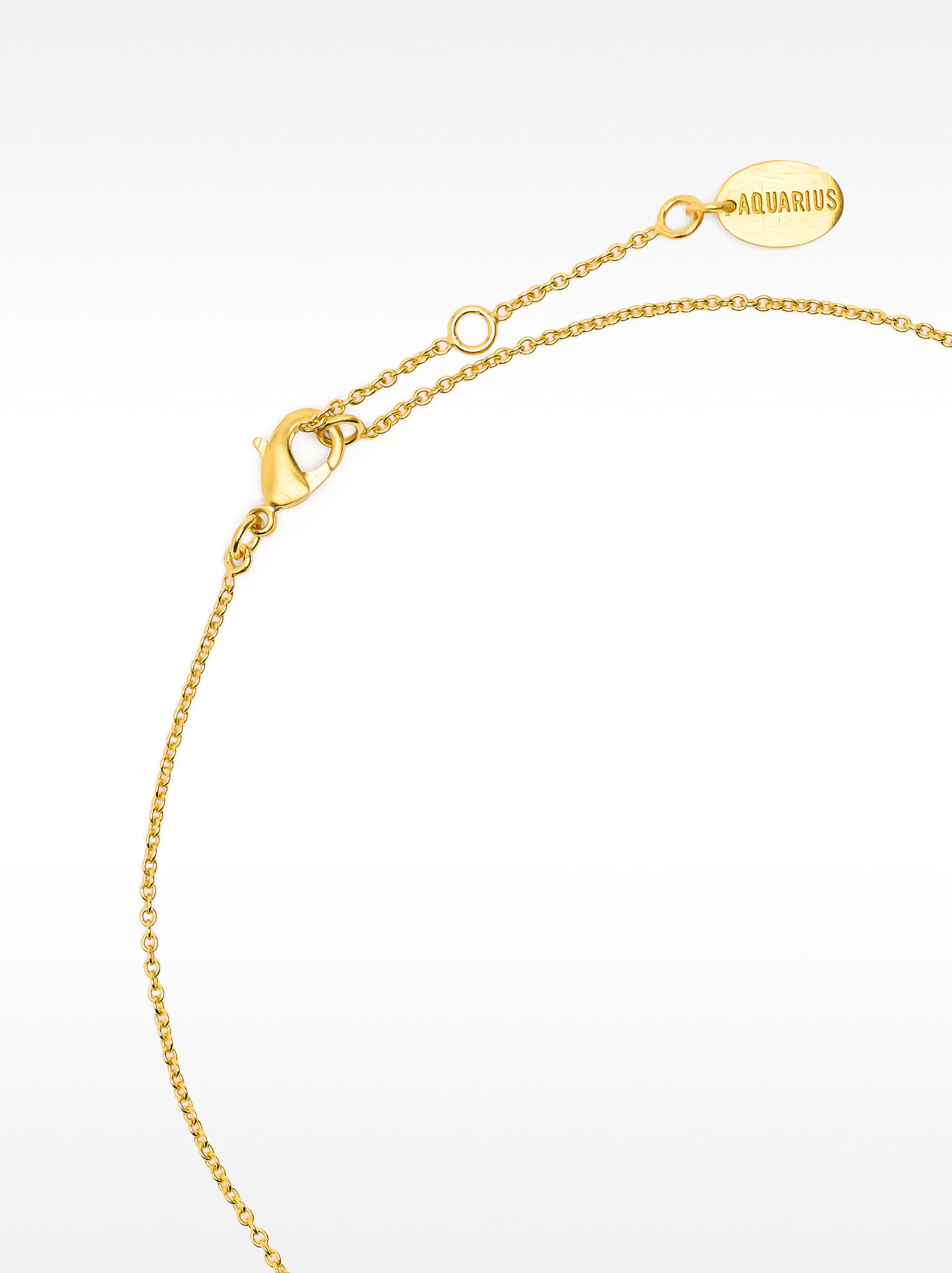 Collaret signe AQUARI banyat en or de 18k image number 2.0