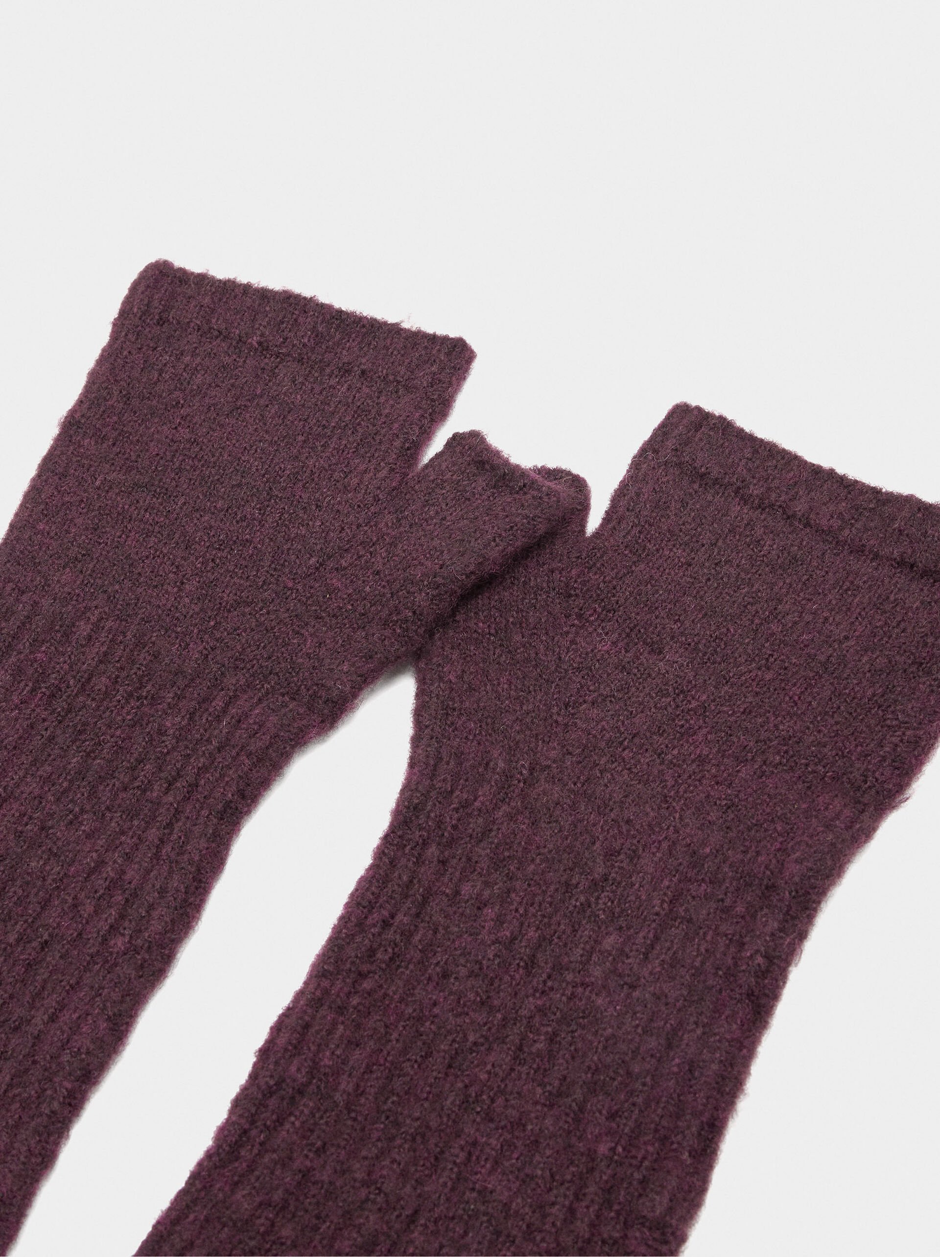 Gants mitaines en maille image number 3.0