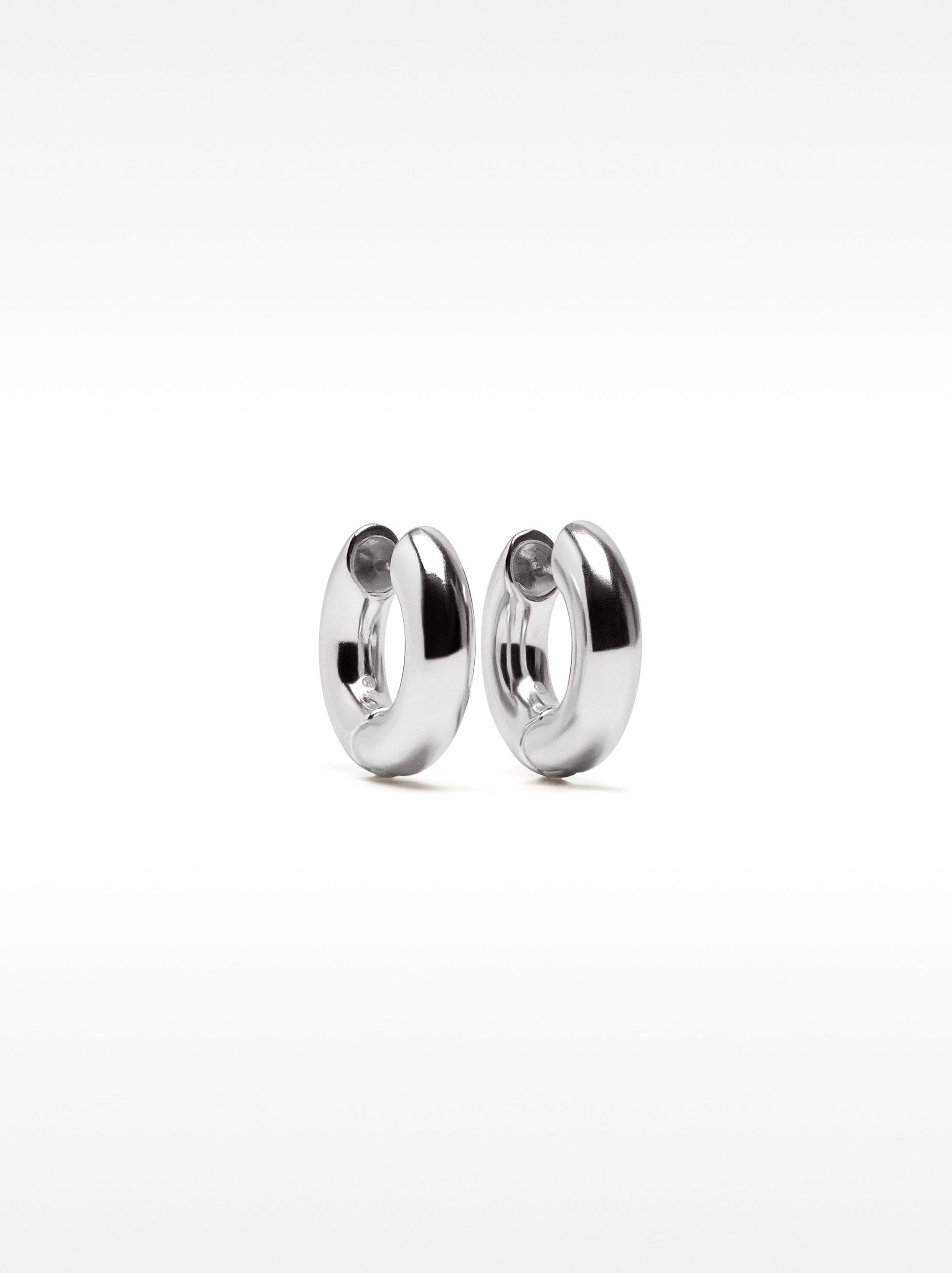Creoles maxi tubulars – plata de llei 925 image number 0.0