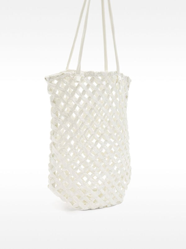 Braided shoulder bag
