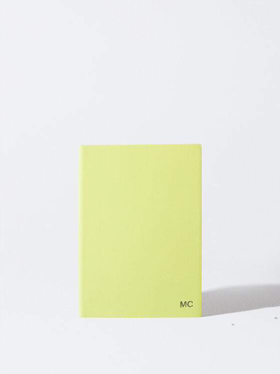 Personalised Notebook , Yellow, hi-res