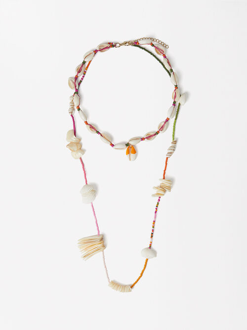 Collier Double Avec Coquillages