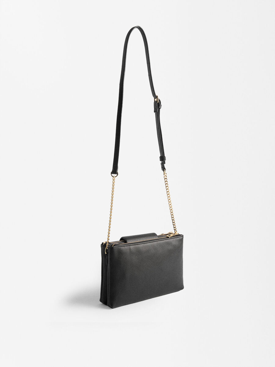 Double crossbody bag